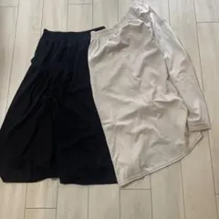 ぽてこ様専用　ジーユードライフレアスカートXLサイズ