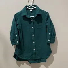 長袖シャツワンピース　90