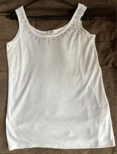 レディースタンクトップM 白