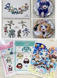 初音ミク　Creators party 缶バッジ+ポストカード+ショッパー
