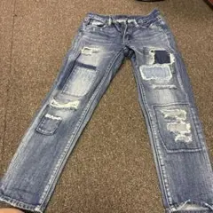 INGNI ダメージ加工 デニムパンツ Mサイズのサムネイル
