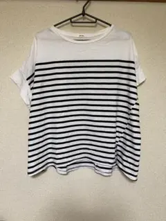 niko and ... 綿100 ストライプ 半袖Tシャツ Fサイズのサムネイル