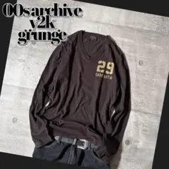 00s 291295 homme v neck l/s tee fade y2kのサムネイル