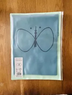 ミナペルホネン　スカイツリー　コラボ　Tシャツ　ブルー