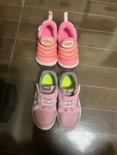 NIKE ナイキ 2足セット ピンク　ダイナモフリー　ダウンシフター 8 TDV