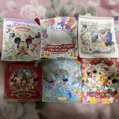 ディズニー巾着6点セット