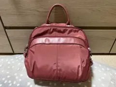 ＊カナナプロジェクト＊　リュックサック　バッグパック　エンジ色　美品