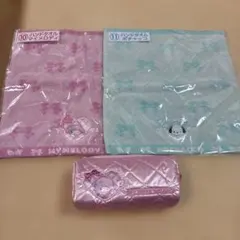 サンリオくじ 当たりくじ ハンドタオル ポーチ　3点セット