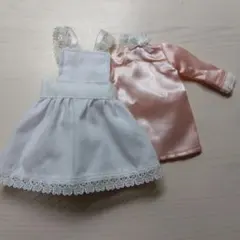リカちゃん 着せ替え服 ホワイトエプロン