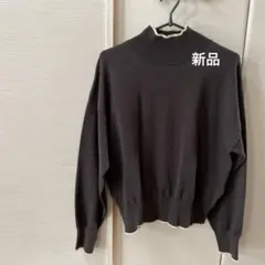 テチチ　ダークブラウン ハイネックセーター