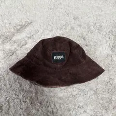 Kappa バケットハット ブラウン チェック柄