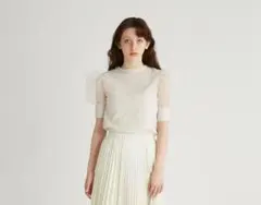 FUR FUR シアースリーブカットプルオーバー アイボリーのサムネイル