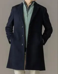 【美品】JOSEPH HOMME グロスウール チェスターコート サイズ44