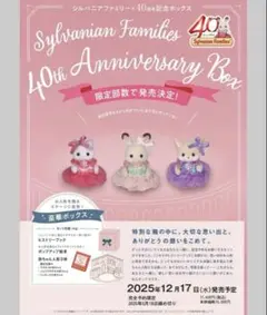 未開封　シルバニアファミリー　40周年　アニバーサリーボックス
