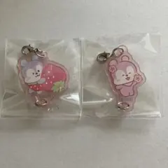BT21 つながるアクリルチャーム MANG 2点セット①