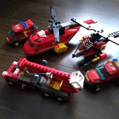 レゴ 消防車 消防ヘリ まとめ売り