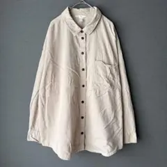 H&M L.O.G.G. コーデュロイ 長袖シャツ オーバーサイズ L 古着