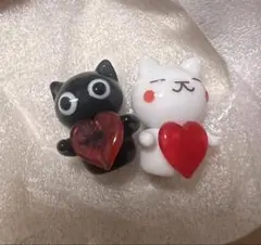 猫型ガラス 2個セット