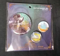 モンスターハンターワイルズ×ユニバ限定　缶バッジセット