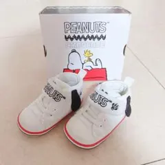 【ベビーシューズ】コンバース　スヌーピー　ホワイト 12.0