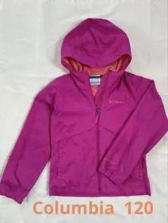Columbia 120(xs) ピンク フード付きマウンテンパーカー