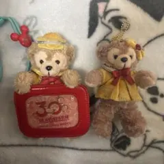 ダッフィー ぬいぐるみ 30周年記念　パスケース　ぬいぐるみ