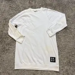 DKNY SPORTS スウェットワンピース/白のサムネイル