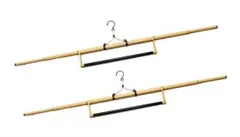 着物ハンガー　和装ハンガー 帯掛け付　2本組セット　日本製 新品　必要