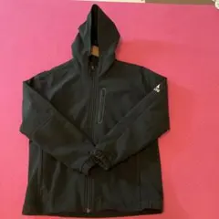 adidas フード付きジャージ ジャケット ブラック Mのサムネイル