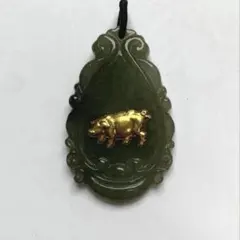 G14:K24/翡翠 彫刻 ペンダントトップ 卯 (十二支) G20:K24/翡翠 彫刻 ペンダントトップ 卯 (十二支) - メルカリ
