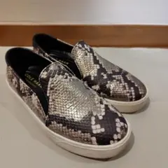COLE HAAN ヘビ柄 スリッポン スニーカー コールハーン