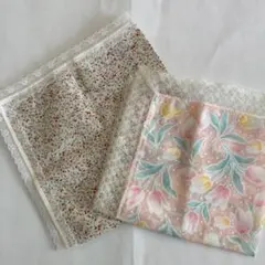 レースハンカチ　 2枚
