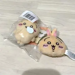 うさぎだらけくじ　バッジとミニ小銭入れ