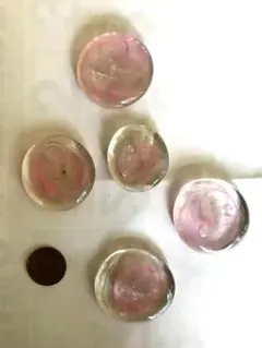 箸置き　5個　琉球ガラス