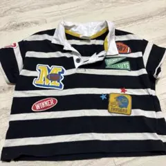 BREEZE ストライプポロシャツ Tシャツサイズ90