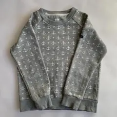 HELly Hansen アンカー柄トレーナー 130
