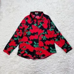 D&G ドルチェ&ガッバーナ ボタニカル柄 トロピカル シャツ XL D&1 