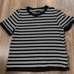 Dazy ボーダー 半袖カットソー Lサイズ