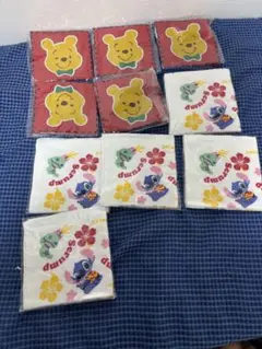 ディズニー くまのプーさん スティッチ ミニタオル 10枚セット