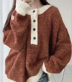 Java ニットセーター 前後2WAY