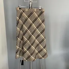 23区 膝丈 チェックスカート 44