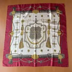 シルクスカーフ タッセルデザイン