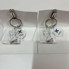 ハンターハンター クリアベースキーホルダー レオリオ