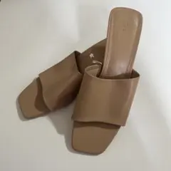 未使用！ H&M ベージュサンダル ミュール パンプス