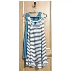 新品・未使用　H&M レーサーバックタンクトップ 2枚セット　メンズ　US-Sのサムネイル