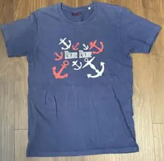 BLUE BLUE アンカープリント Tシャツ ネイビー サイズ2のサムネイル