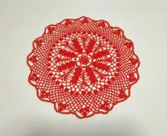 Y19-3✿レース編み✿(赤色)