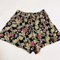 マジェスティックレゴン フローラルプリント キュロット 黒のサムネイル