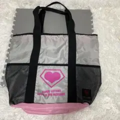ANGEL BLUE エンジェルブルーボストンバッグ ベージュ ピンク - メルカリ