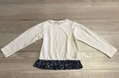 après les cours 花柄長袖カットソー